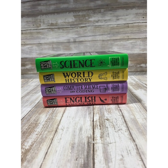 Big Fat Notebook Middle School Study Guide Set Science History English Coding - Picture 1 of 6